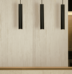 MCM Flexible Stone Panel – Cream Vein-Cut Travertine