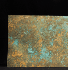 MCM Flexible Stone Panel – Antique Bronze Verdigris Slate