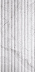 MCM Flexible Stone Panel – Shangri-La White 3D Fluted Marble