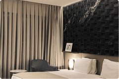 MCM Flexible Stone Panel – Nero Marquina Mosaic