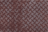MCM Flexible Stone Panel – Rusted Diamond Plate