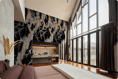 MCM Flexible Stone Panel – Midnight Gold Vein Marble