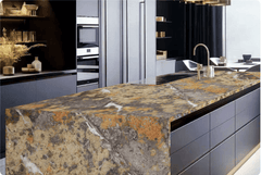 MCM Flexible Stone Panel – Rust Gold Travertine