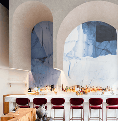 MCM Gilded Wall Panel – Textured Cream Limestone