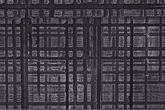 MCM Gilded Wall Panel – Crosshatch Grid Metallic Charcoal