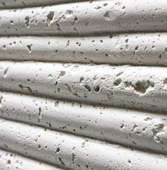 MCM Flexible Stone Panel – 3D Convex Ribbed Surface