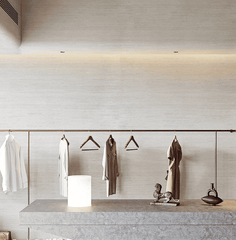MCM Flexible Stone Panel – Silver Grey Travertine