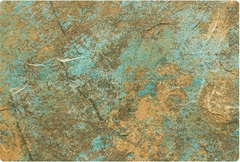 MCM Flexible Stone Panel – Antique Bronze Verdigris Slate