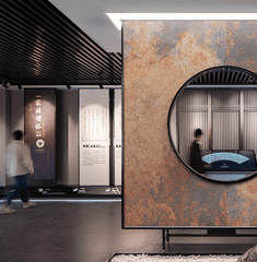 MCM Flexible Stone Panel – Rust Red Oxidised Slate