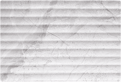 MCM Flexible Stone Panel – Shangri-La White 3D Fluted Marble