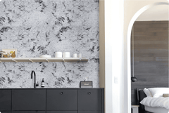 MCM Flexible Stone Panel – Snow Fox Chiseled Marble