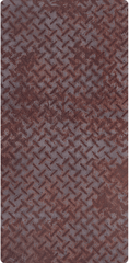 MCM Flexible Stone Panel – Rusted Diamond Plate