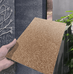 MCM Gilded Metallic Panel – Champagne Bronze