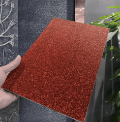 MCM Gilded Metallic Panel – Imperial Red