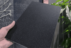 MCM Gilded Metallic Panel – Midnight Black