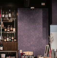 MCM Gilded Wall Panel – Circuit-Embossed Metallic Violet