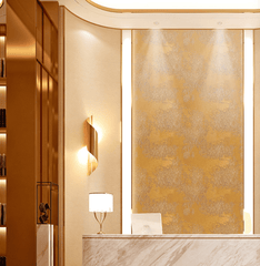 MCM Gilded Wall Panel – Antiqued Gold Leaf